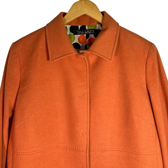 Tahari Orange Women's Coat - Picture 6 of 12
